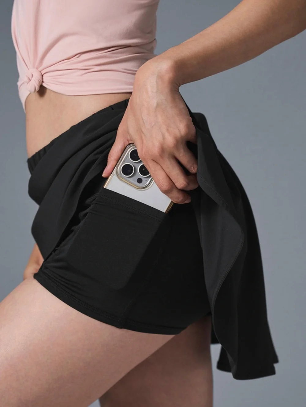 Alo Yoga Black Freestyle Skirt - Size S